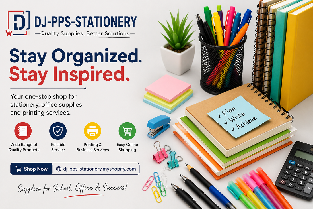 Stay Organized with DJ-PPS-Stationery