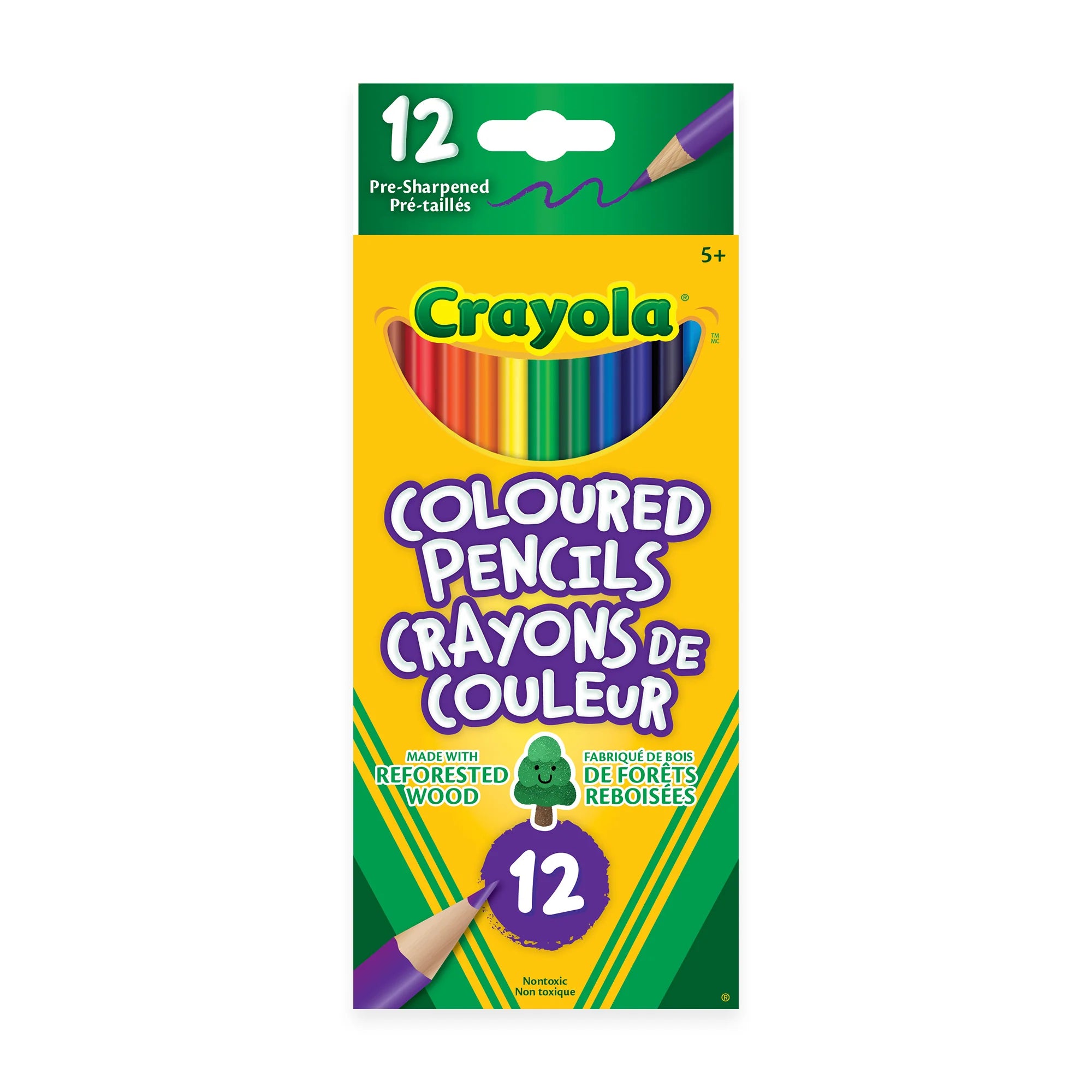CRAYOLA - PENCIL CRAYONS (12)