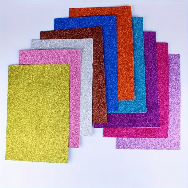 Foam - Glitter Sheets-Letter