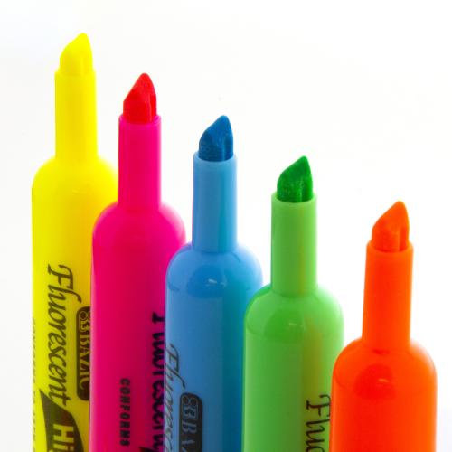 Highlighters-Assorted Single