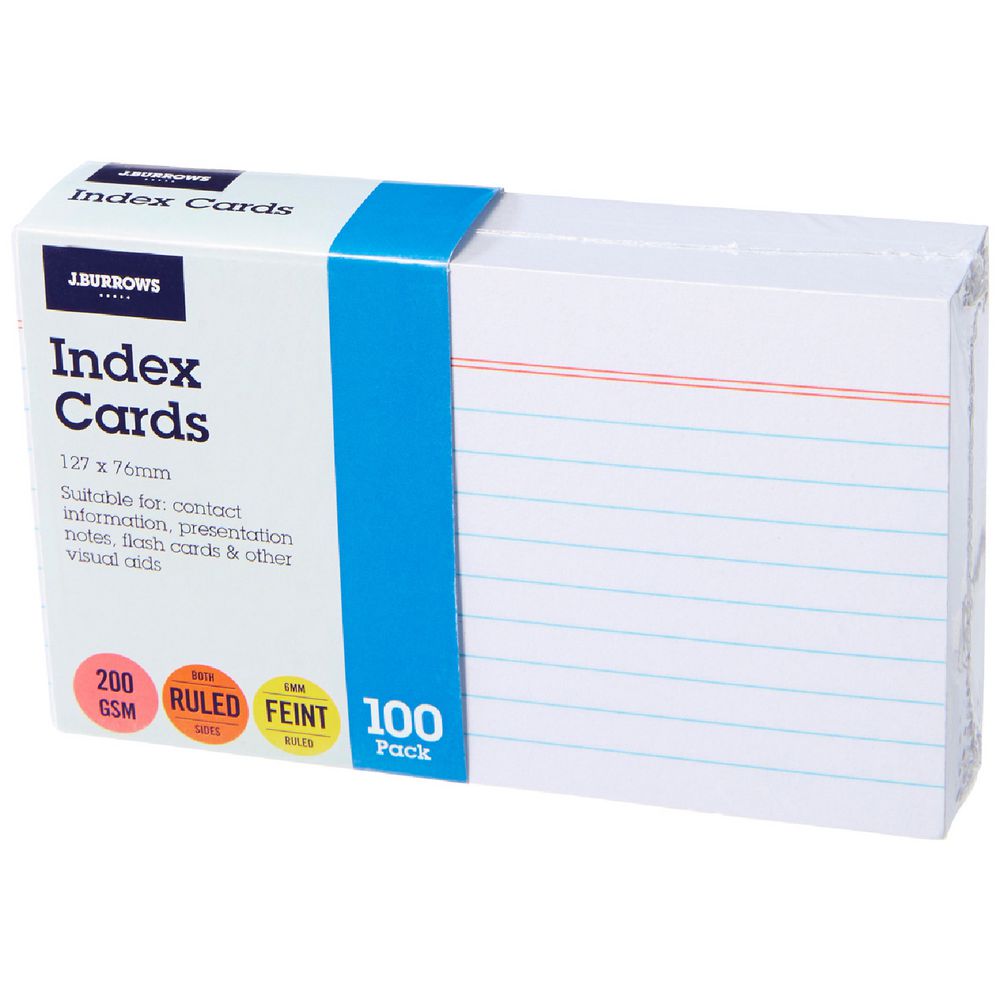 Index Cards