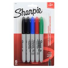 Markers - Sharpie Permanent Marker - Fine-5