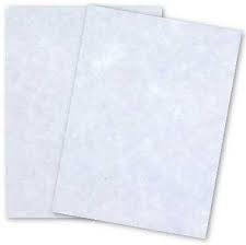 Parchment Card Sky Blue