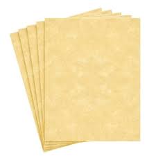 Parchment Card Brown
