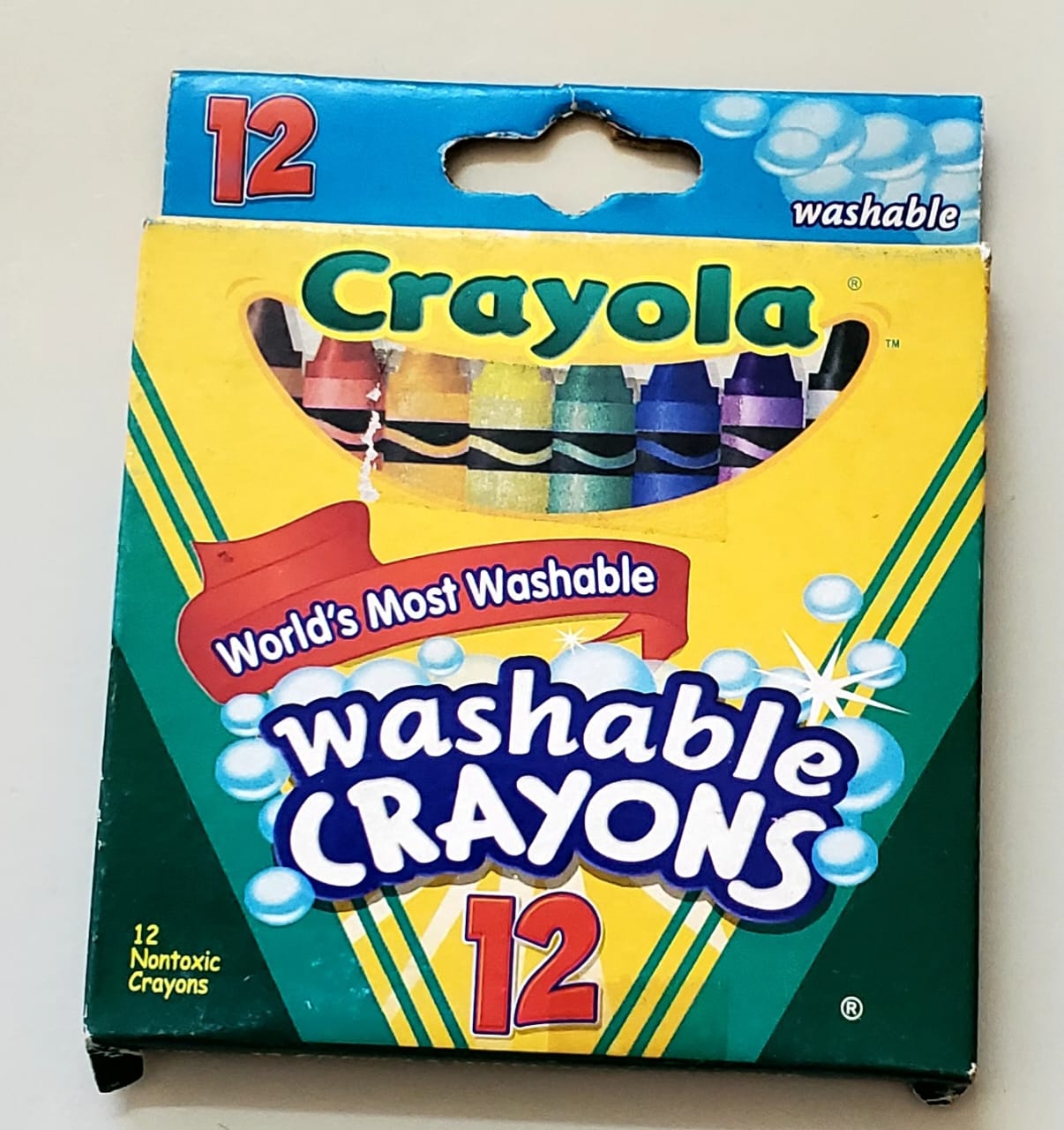 CRAYOLA - CRAYONS SMALL WASHABLE (12)