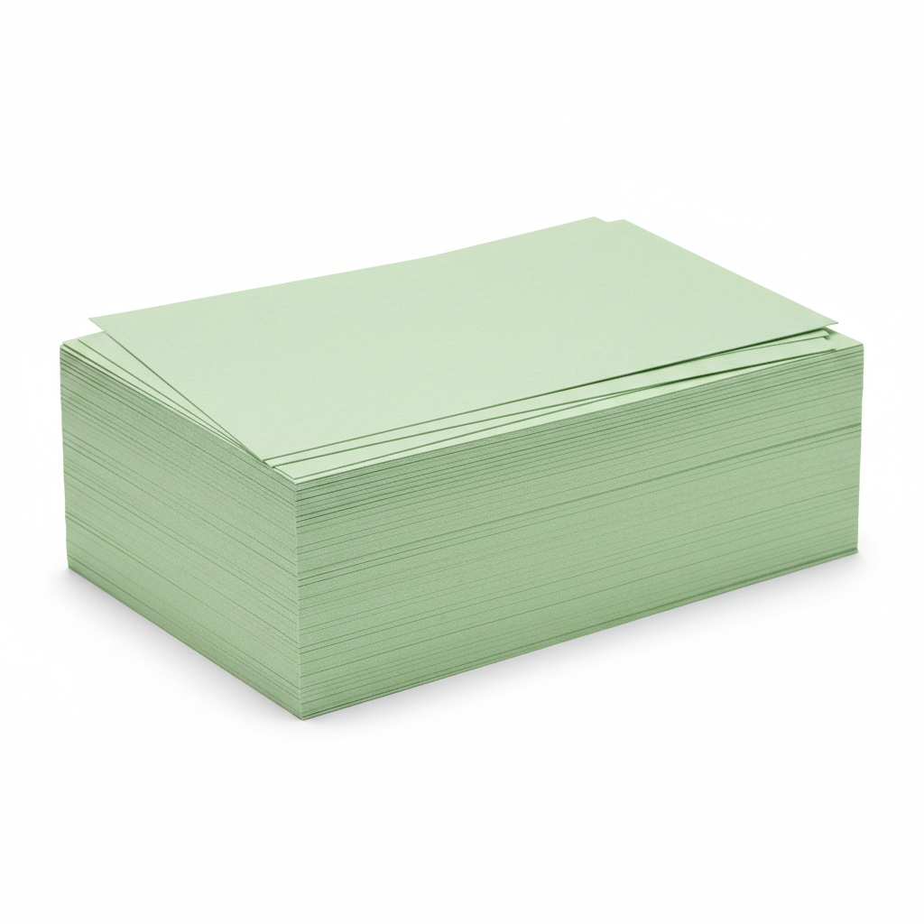 Parchment Card light Green (50)